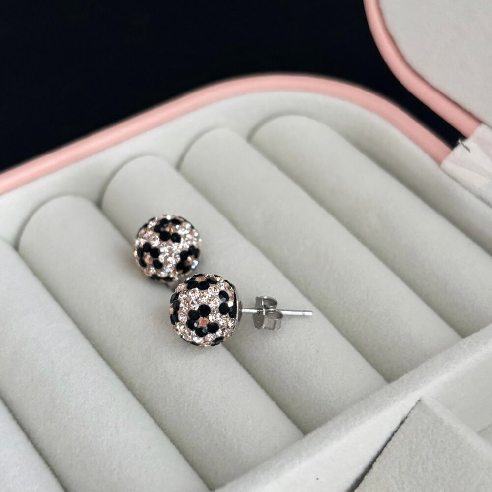 Rose Gold Leopard Earrings